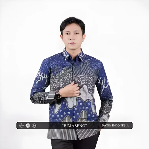 Indonesian Heritage: Bimaseno Batik Slimfit Shirt with Furing Lining