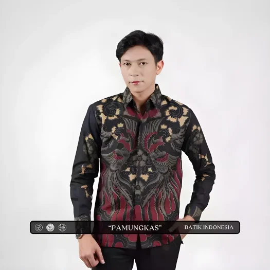 Ultimate Indonesian Batik Motif Slimfit Shirt with Lining