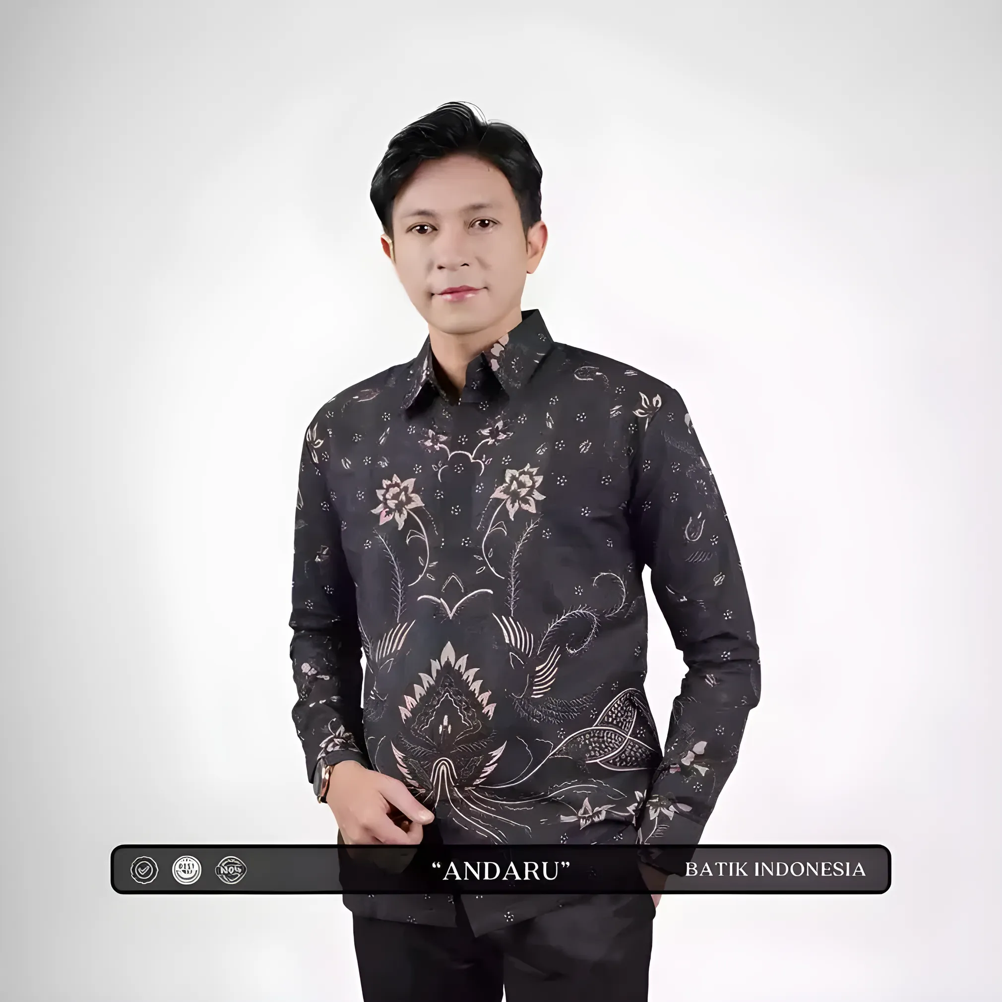 Premium Modern Long Sleeve Men’s Batik Indonesia Fashion