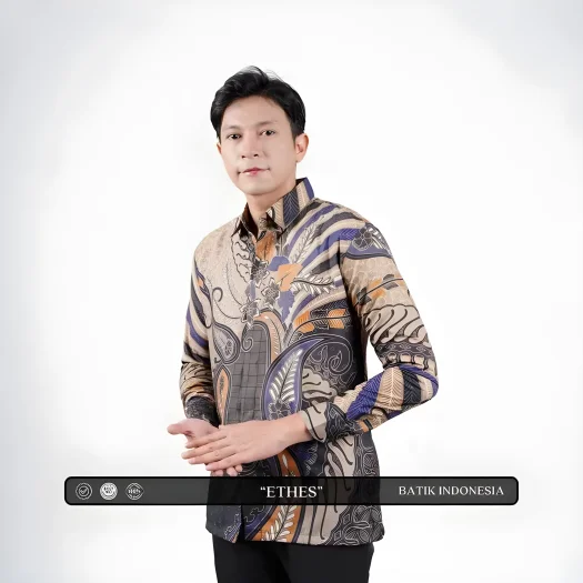 Premium Modern Long Sleeve Men’s Batik Indonesia Clothing