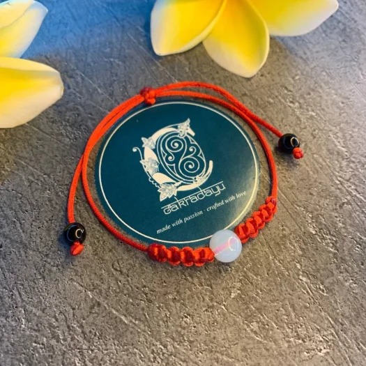 Dog Zodiac Bracelet with Moonstone Gemstone