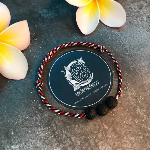 Bali Original Authentic Tridatu Lava Stone Bracelet