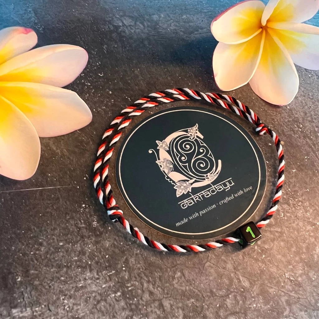 Bali Original Custom Number Tridatu Bracelet – Authentic Balinese Style