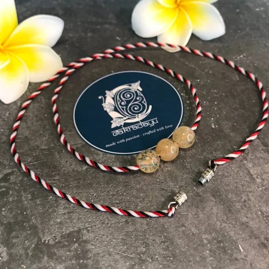 Authentic Bali Tridatu Sedana Hair Necklace