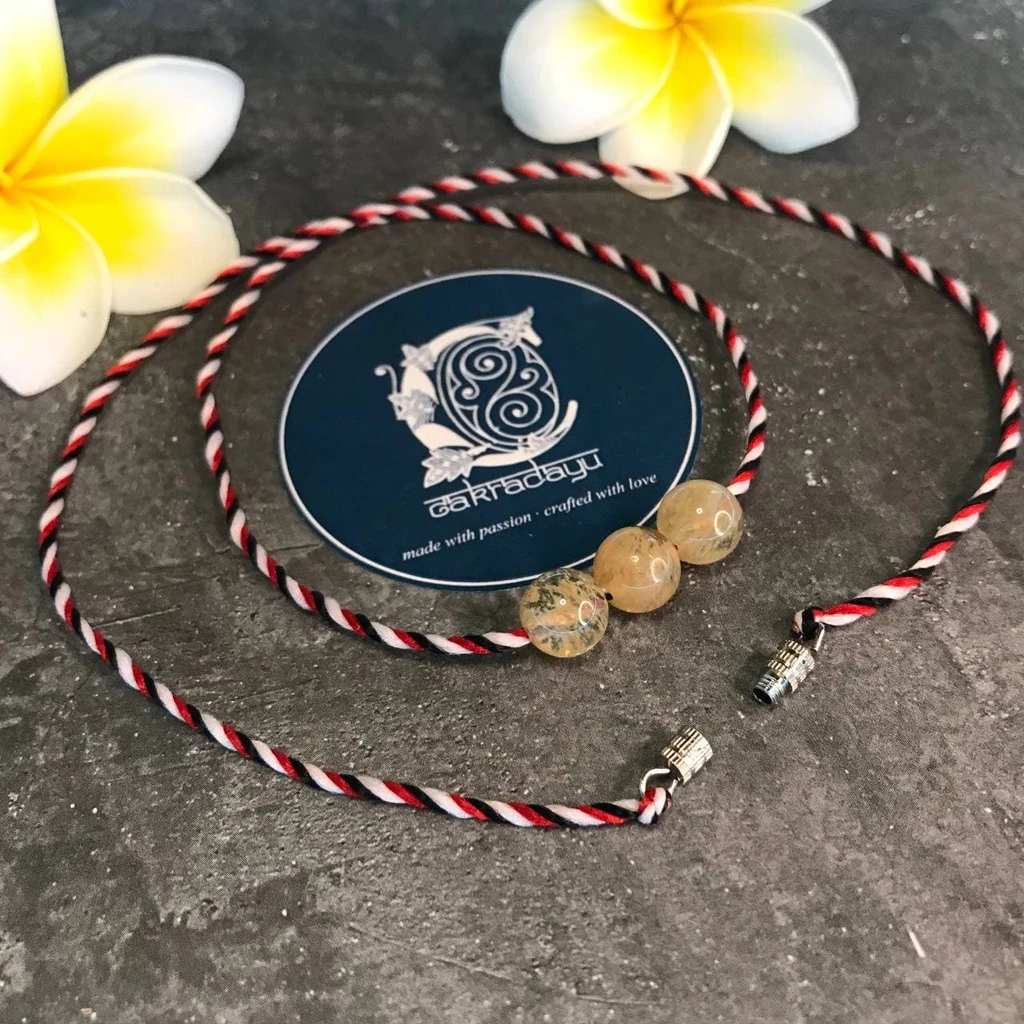 Authentic Bali Tridatu Sedana Hair Necklace