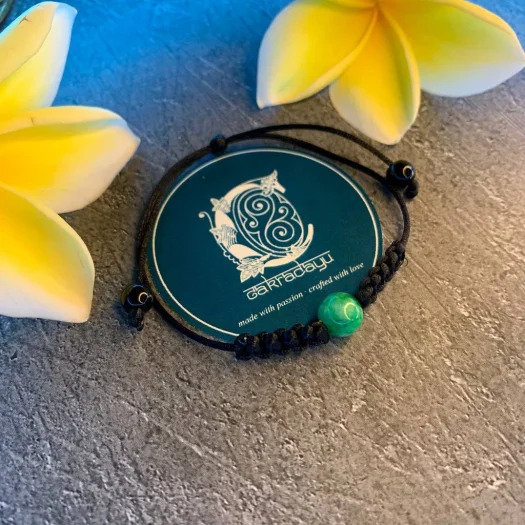 Virgo Zodiac Bracelet with Jade Gemstone