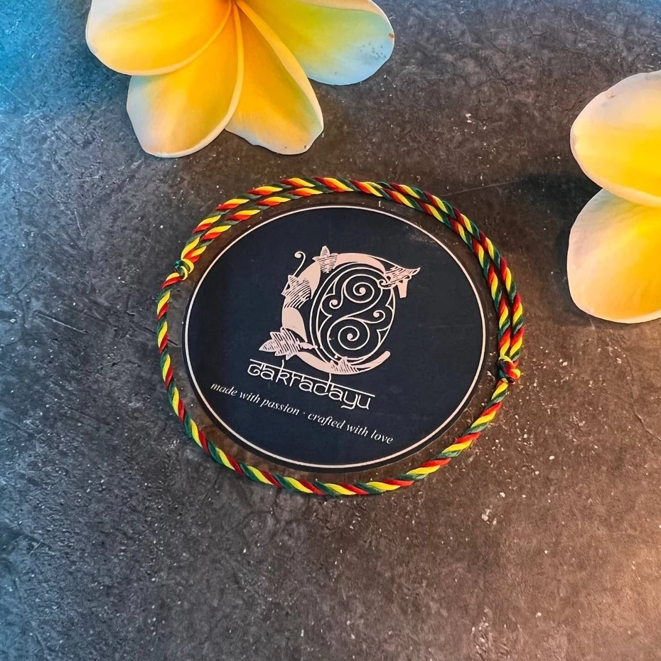 Authentic Bali Rasta Beach Bracelet - Water Resistant | Nusamade Authentic Bali Rasta Beach Bracelet - Water Resistant - Image 2
