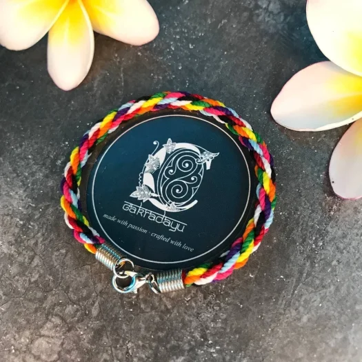 Bali Authentic Silver Twister Bracelet with Sangadatu Twist