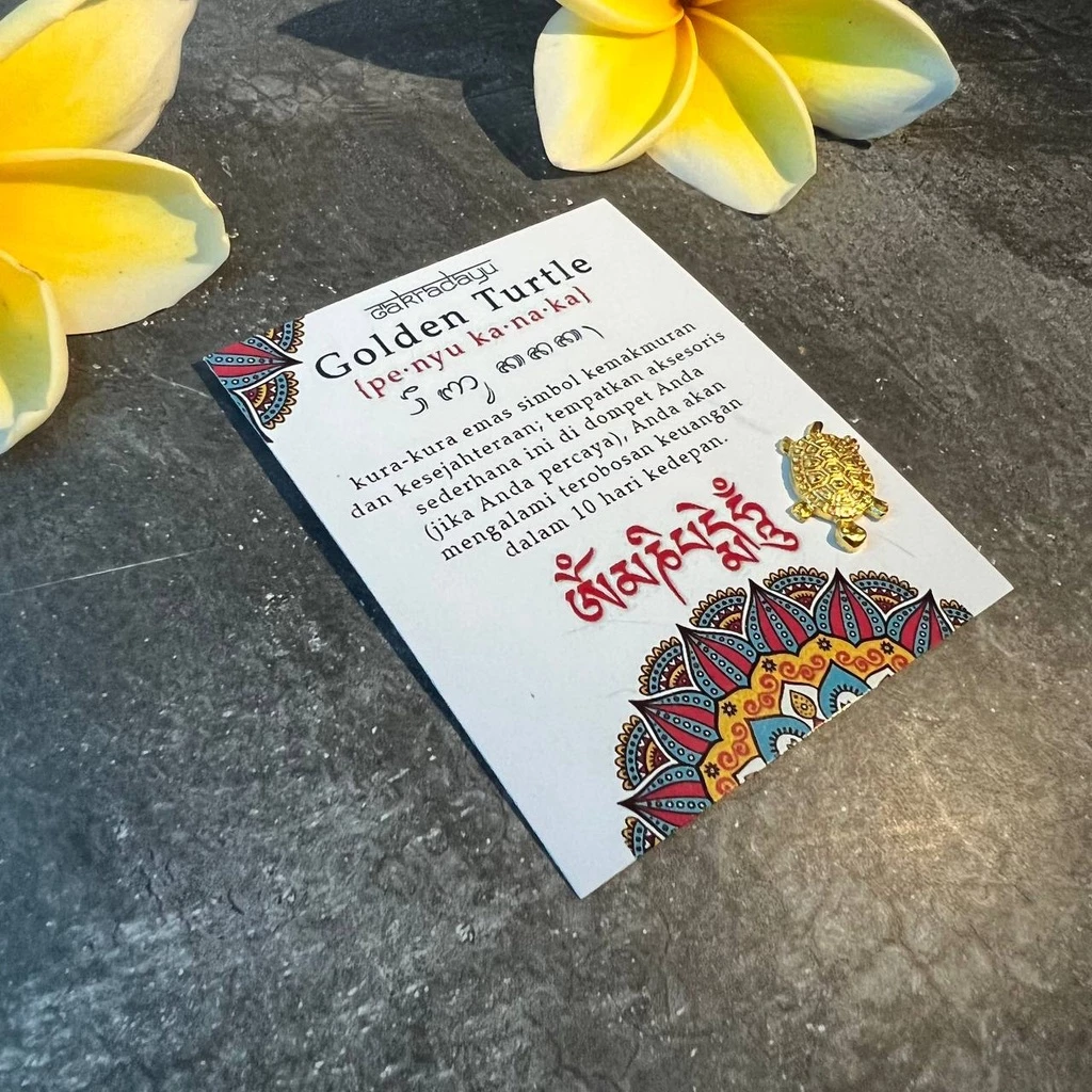 Golden Turtle Charm Kanaka Asakusa – Unique and Elegant Turtle Jewelry
