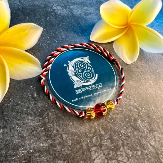 Crystal Mantra Prosperity Bracelet with FREE Golden Turtle