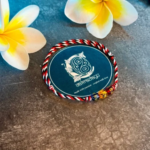 Original Tridatu Children’s Bracelet for Aura and Wealth Blessings