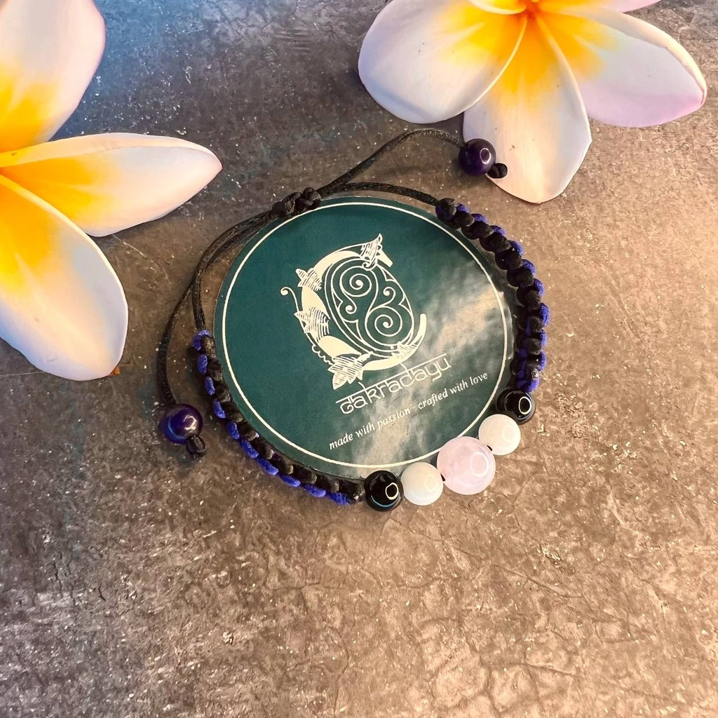 TAURUS Zodiac Bracelet with Rose Quartz and Phosphorite Stones – Premium Quality (Limited Edition)