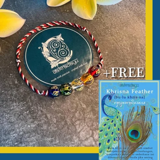 Authentic Bali Original Tridatu Panca Kristal Aura Success Bracelet