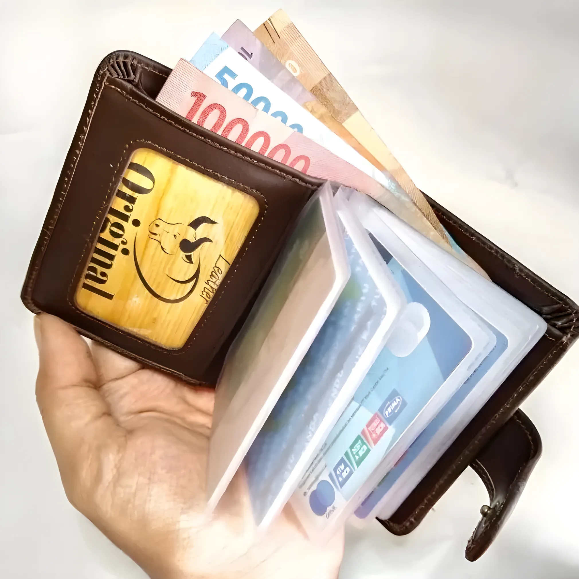 Genuine Leather Full Up Premium Men/Women’s Card Wallet, 100% Original