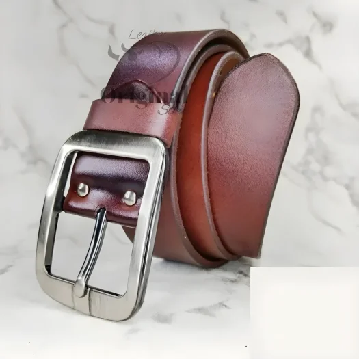 Latest Oval model 100% Original Garut Genuine Leather Men’s Belt