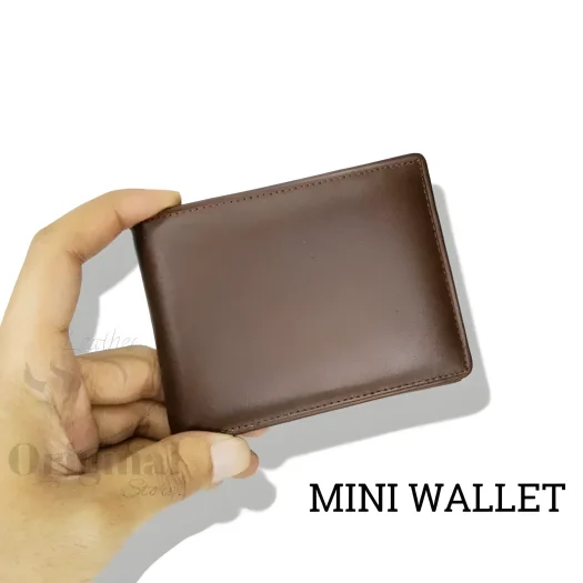 Genuine Small Mini Slim Wallet, 100% Original Garut Leather Men’s Wallet