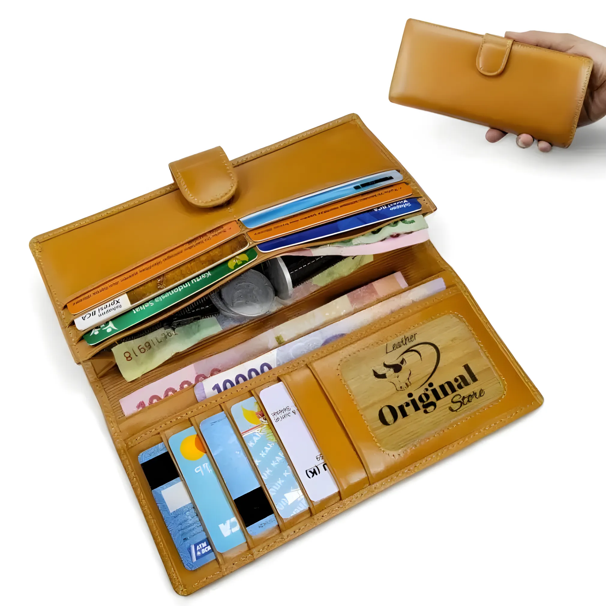 100% Original Premium Garut Pull Up Genuine Leather Women’s Wallet