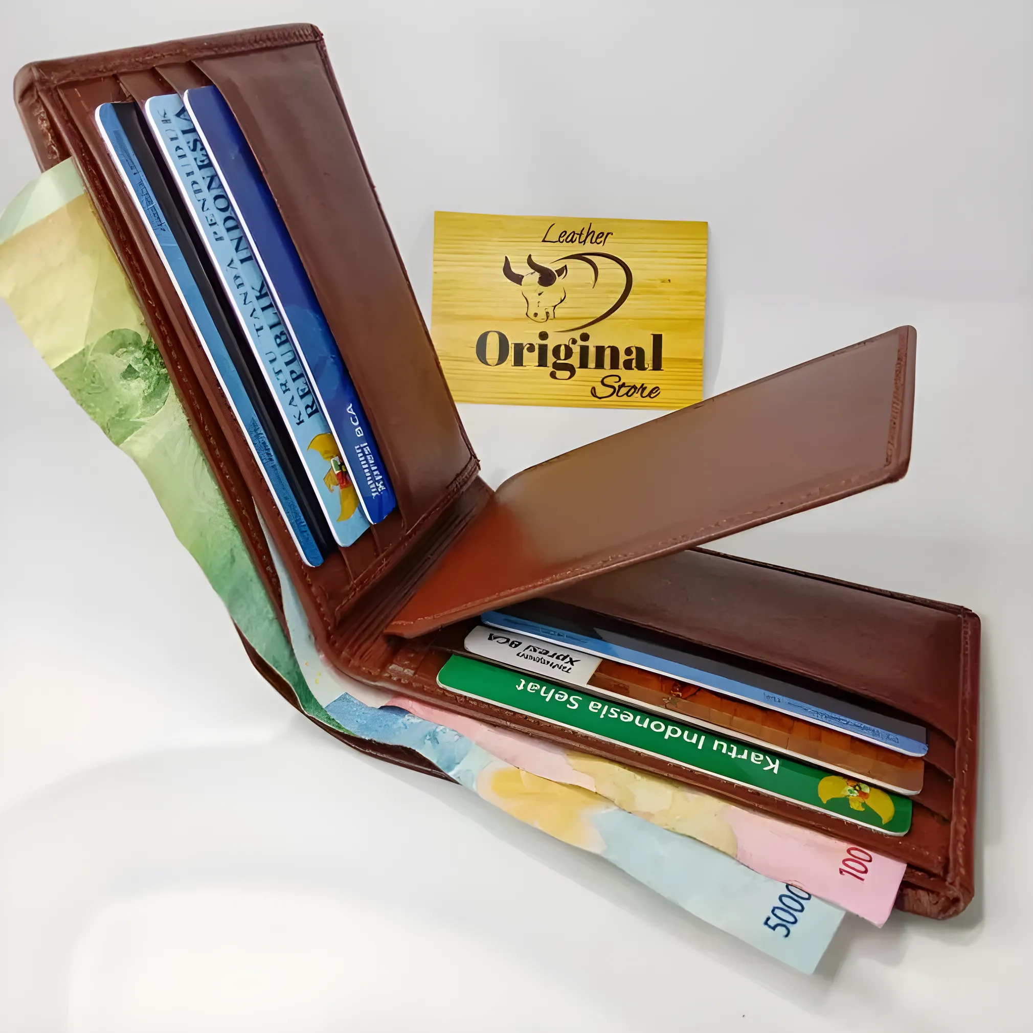 Authentic Men's Leather Wallet / Genuine Garut Men's Leather Wallet | Nusamade Authentic Men's Leather Wallet / Genuine Garut Men's Leather Wallet - Image 6