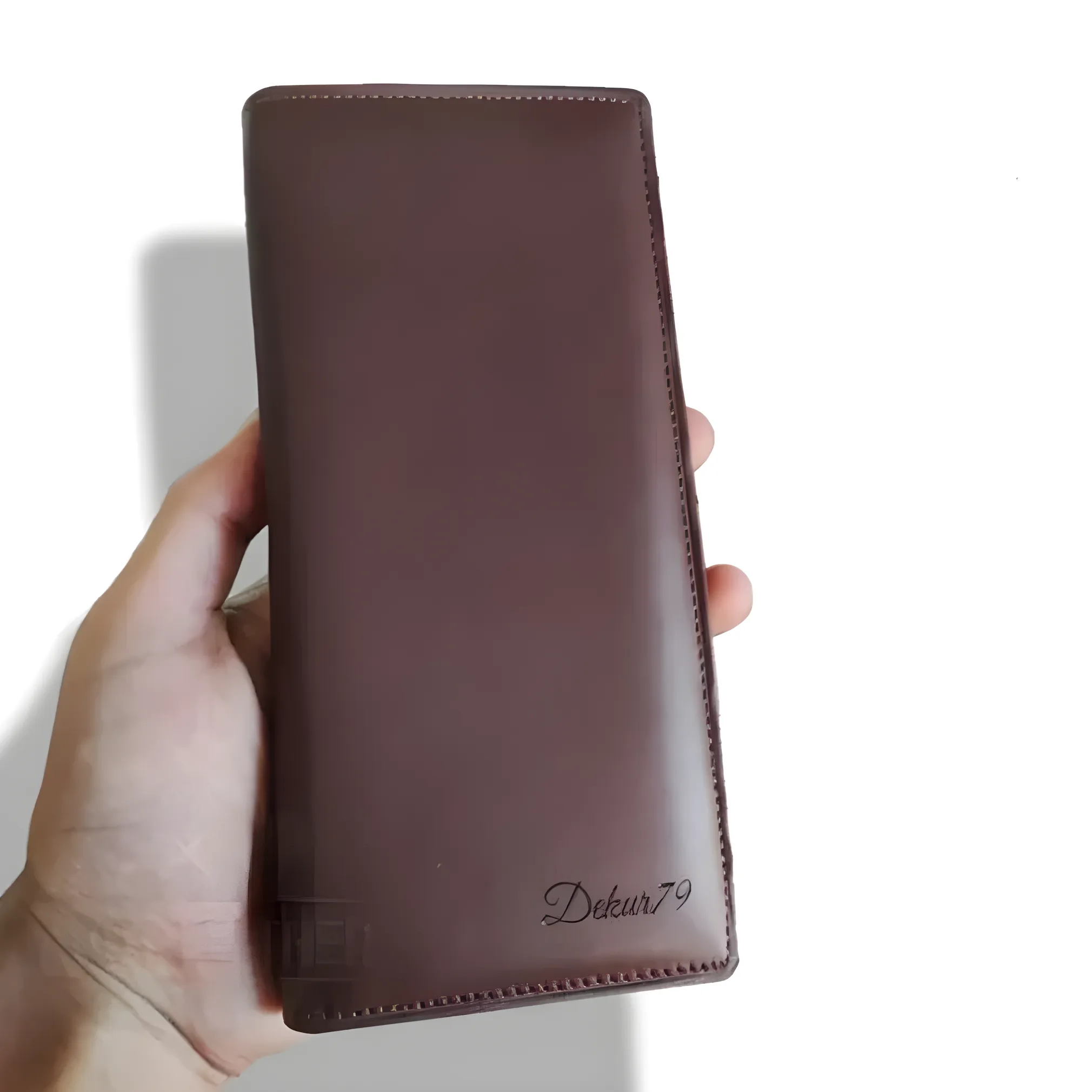Genuine Cowhide Leather Long Wallet | Nusamade Genuine Cowhide Leather Long Wallet - Image 8
