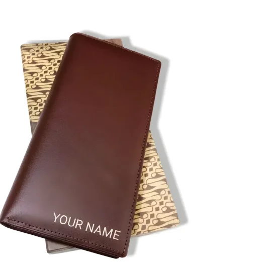 Genuine Cowhide Leather Long Wallet