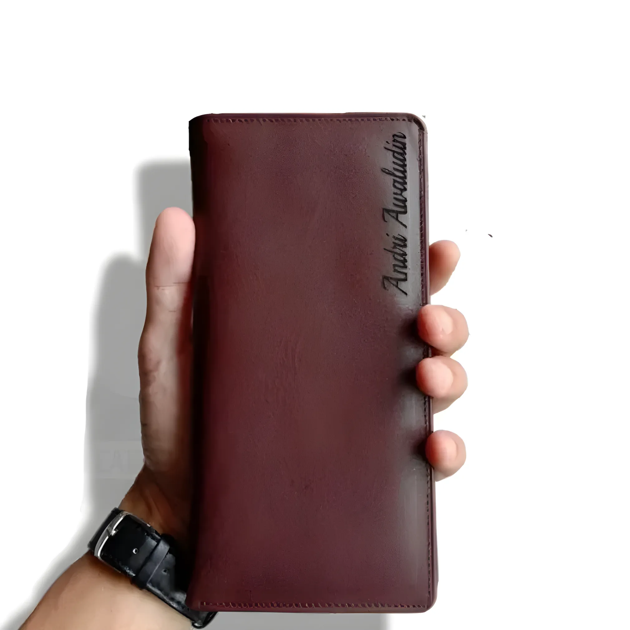 Genuine Cowhide Leather Long Wallet | Nusamade Genuine Cowhide Leather Long Wallet - Image 7