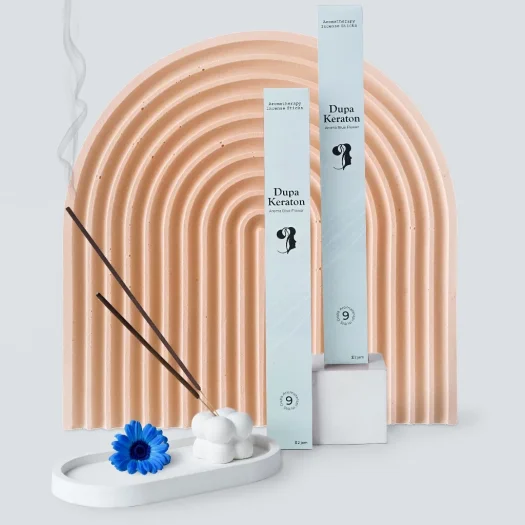 Aromatherapy Incense Sticks – Blue Floral Essence – Fragrant Bukhur Incense by Dupa Keraton