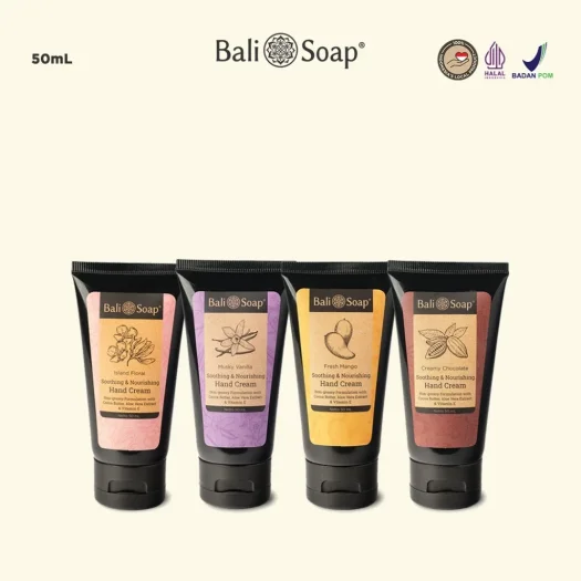 Bali Soap Hand Cream – Nourishing Moisturizer With Fragrant Essence – BPOM & Halal Certified, Non SLS & Paraben Free