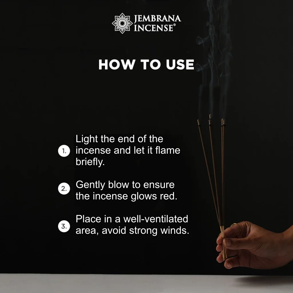 Jembrana Incense - Bali Aromatherapy Incense Sticks - 24 Fragrant Sticks For Worship And Meditation | Nusamade Jembrana Incense - Bali Aromatherapy Incense Sticks - 24 Fragrant Sticks For Worship And Meditation - Image 6