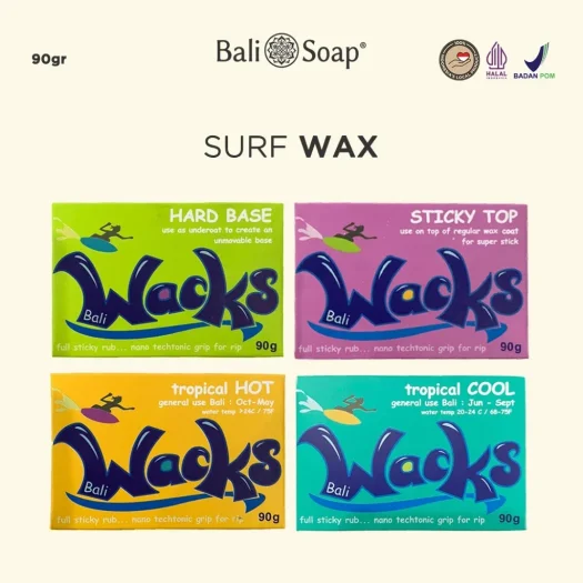 Bali Wacks Surfboard Wax – Anti-Slip Surfing Board Wax for Maximum Grip and Performance