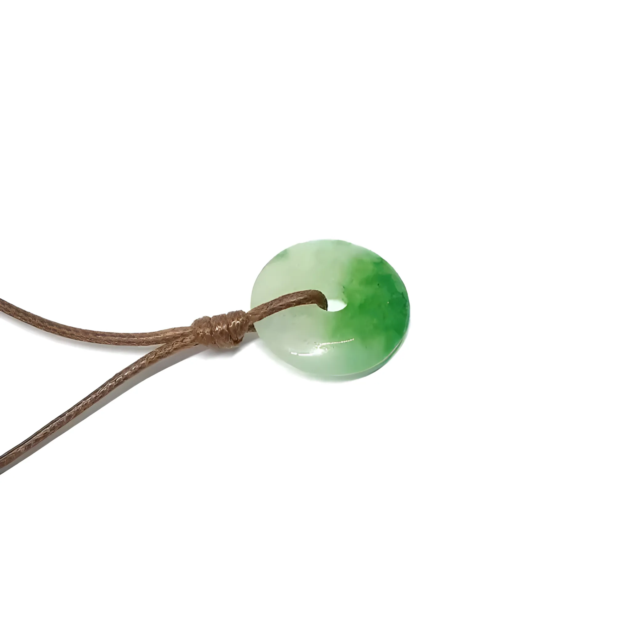 Premium Men’s Necklace With Jade Pendant And Cord Design