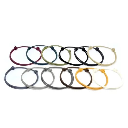 Simple Slide Microcord Bracelet