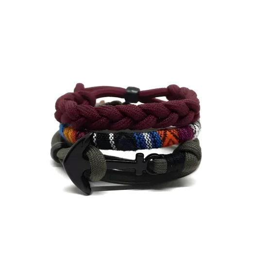 Premium Paracord Anchor Bracelet Package For Men