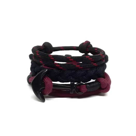 Premium Paracord Prusik Men’s Anchor Bracelet