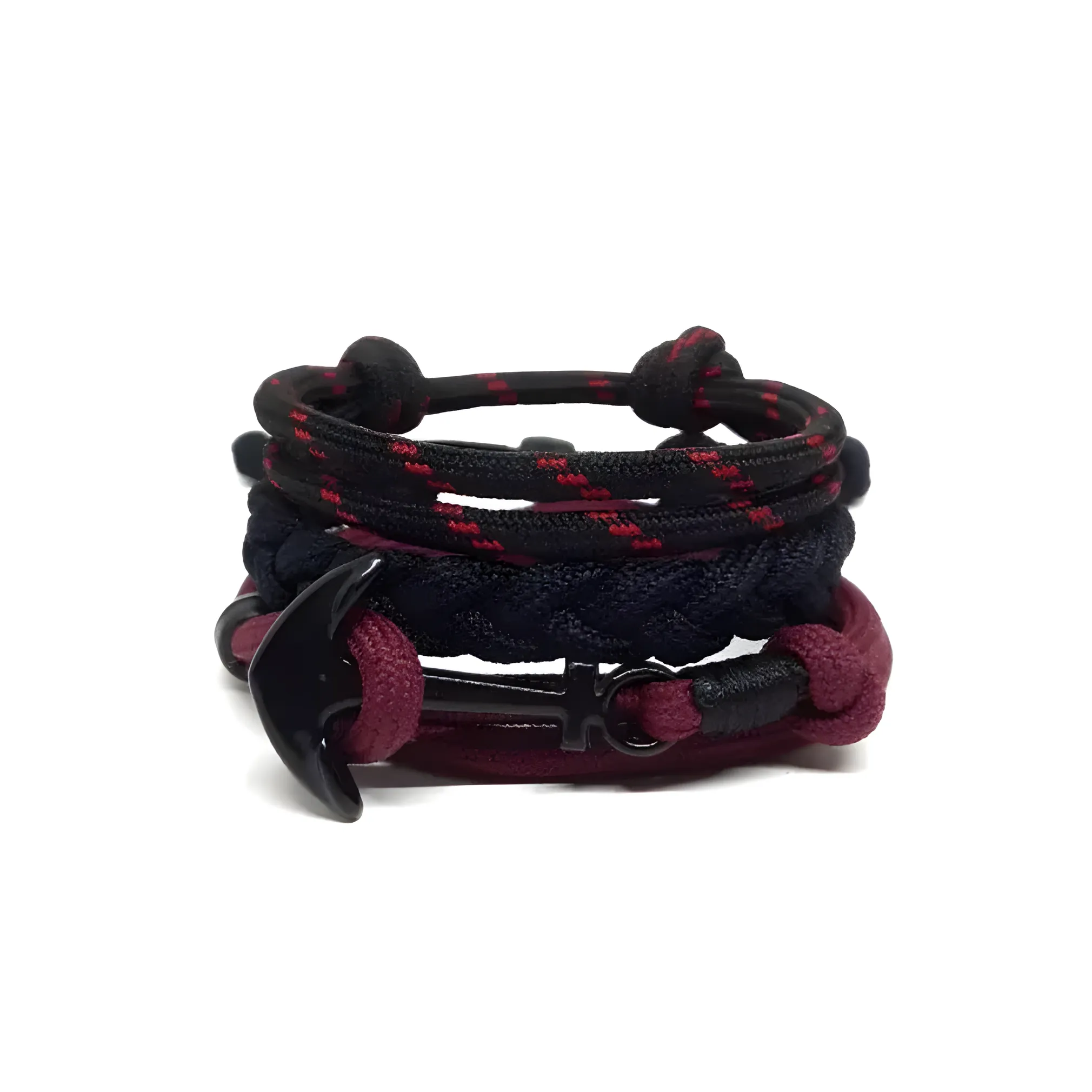 Premium Paracord Prusik Men's Anchor Bracelet | Nusamade Premium Paracord Prusik Men's Anchor Bracelet