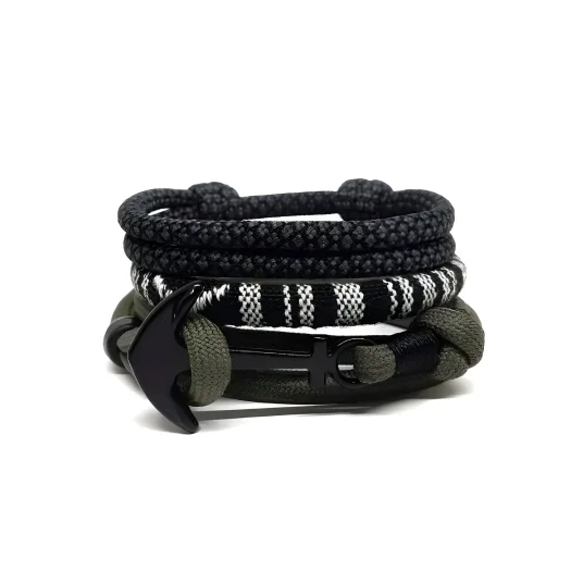 Premium Paracord Anchor Bracelets Set For Men And Women