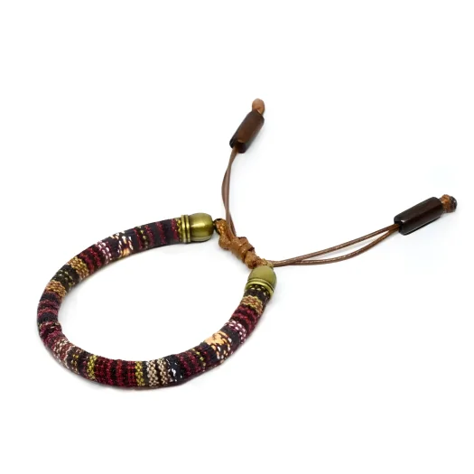 Brown Woven Ethnic Bracelet