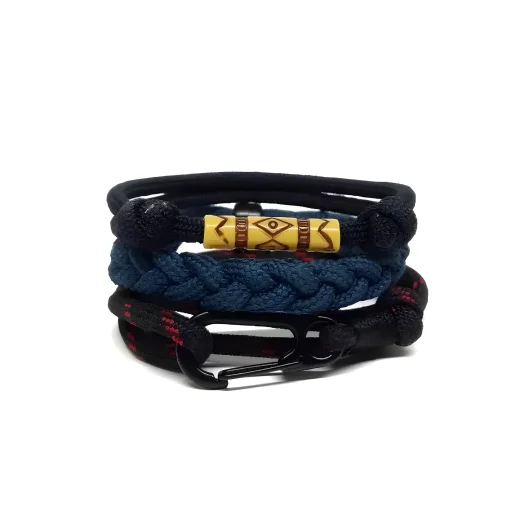 Paracord Anchor Bracelet Set for Men and Women – Versatile Prusik Knot Design