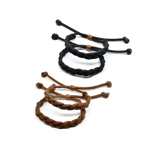 Braided Leather Cord Bracelet