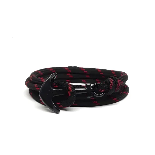 Premium Red Paracord Anchor Bracelet For Men And Women – Stylish And Affordable