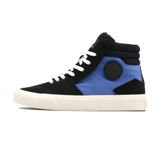 Mobatic Metro High-Top Sneakers Unisex Urban Footwear in Black & Blue