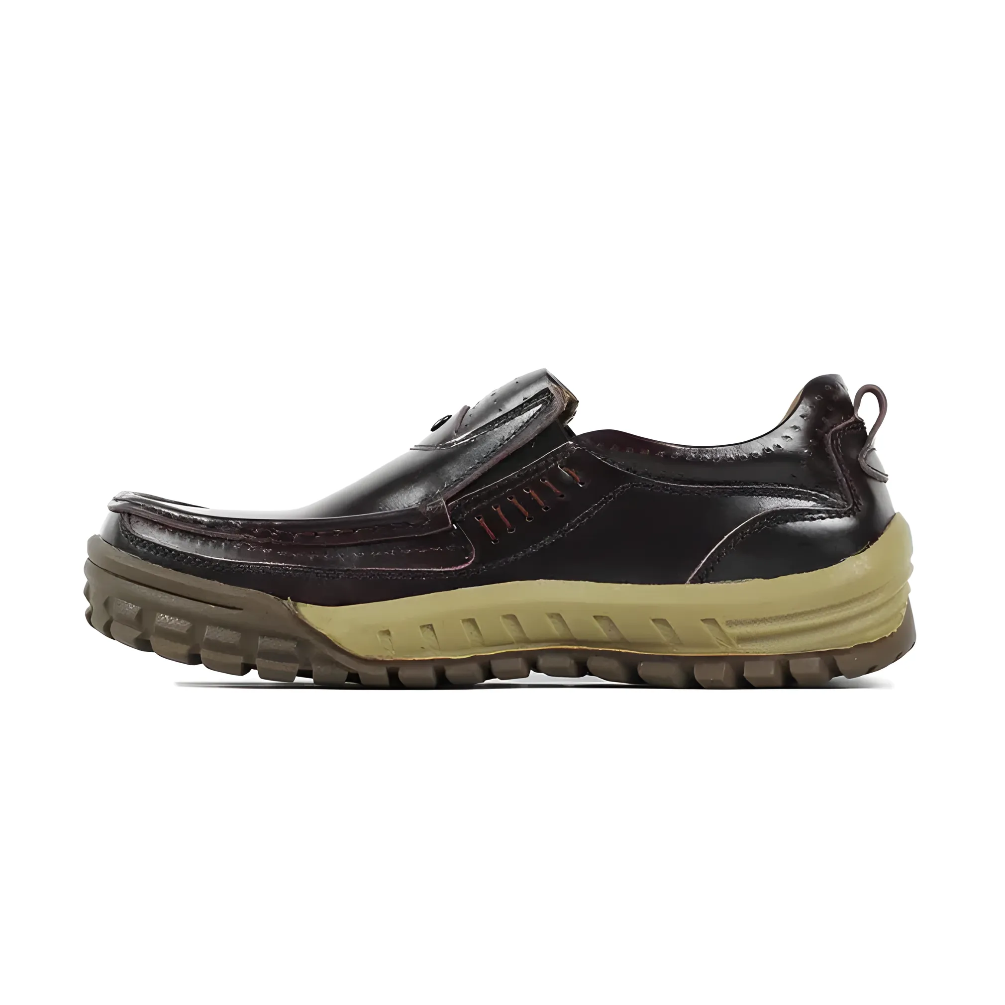 Mobatic Garda Brown Men’s Genuine Leather Shoes
