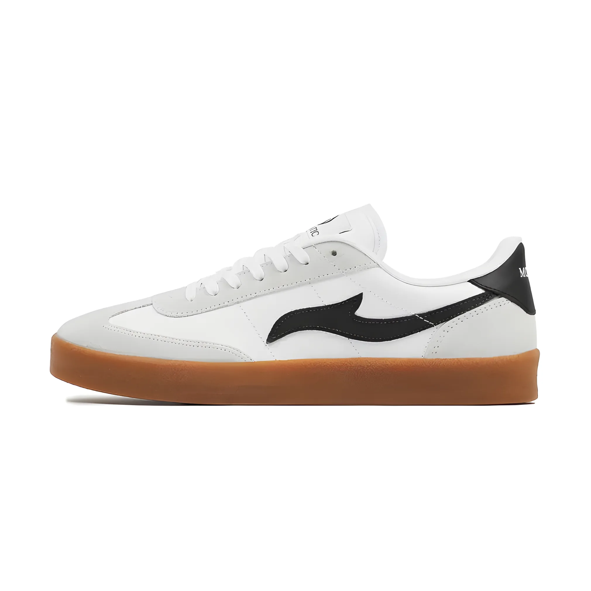 Mobatic Mosha One Stylish Unisex Sneakers, White Black Gum