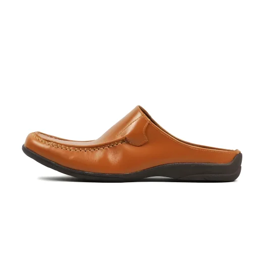 Mobatic Arya Stylish Tan Leather Loafers for Men