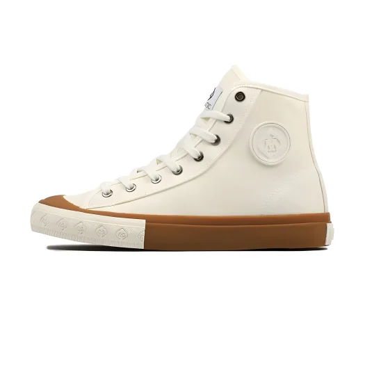 Mobatic Passion High-Top Sneakers for Men and Women in Off White