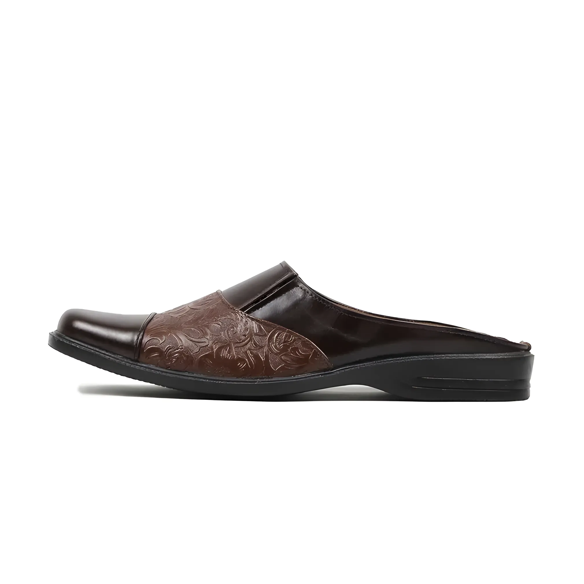 Mobatic Nusa Brown Leather Shoes for Men
