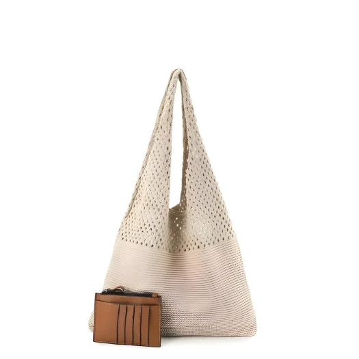 Mithlabs Nava Simple Women’s Knitted Tote Bag for College and Casual Outings