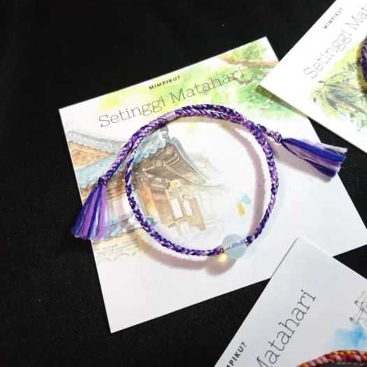 Stone Braided Ethnic Bracelet With Natural Gemstones For Men And Women