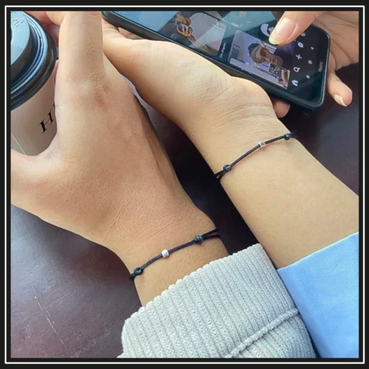 Aesthetic Simple Cord Friendship Bands for Him and Her, Unique Matching Accessories for Besties / Partners