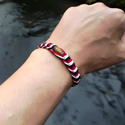 Handcrafted Premium Quality Tridatu Bracelet – Elegant Woven Design, Authentic Bali Artisan Jewelry