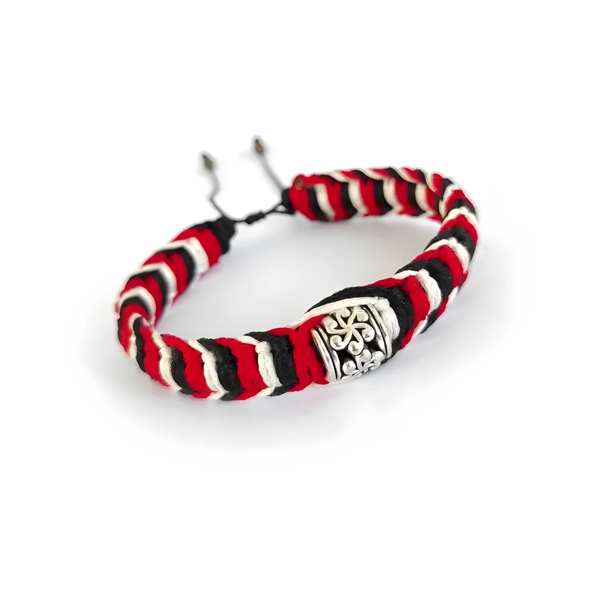 Premium Handmade Bali Tridatu Mandala Couple Bracelet | Nusamade Premium Handmade Bali Tridatu Mandala Couple Bracelet - Image 2